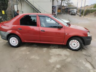 2009 Renault Logan I Рестайлинг, красный, 470000 рублей, вид 5
