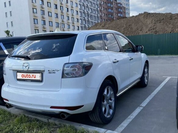 2010 Mazda CX-7 I Рестайлинг, белый, 1100000 рублей - вид 7