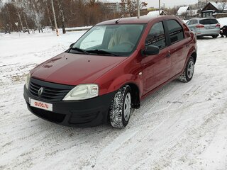2011 Renault Logan I Рестайлинг, красный, 310000 рублей, вид 1