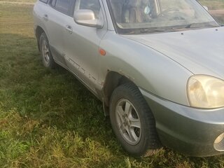 2002 Hyundai Santa Fe I, серебристый, 370000 рублей, вид 2