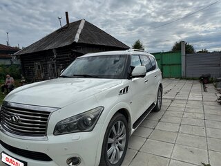 2014 Infiniti QX80 I, белый, 2370000 рублей, вид 1
