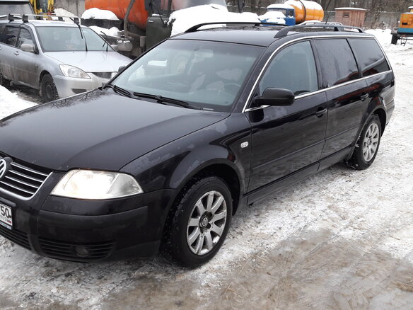 2004 Volkswagen Passat B5 Рестайлинг, чёрный