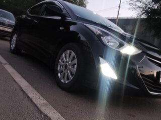 2015 Hyundai Elantra V (MD) Рестайлинг, чёрный, 1450000 рублей, вид 3