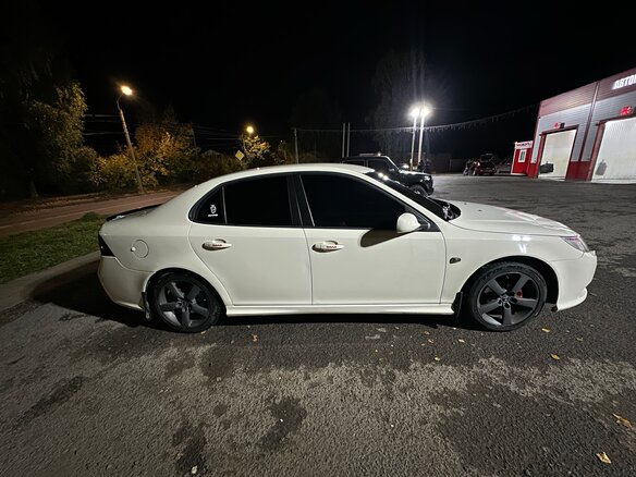 2008 Saab 9-3 II Рестайлинг, белый, 630000 рублей - вид 3