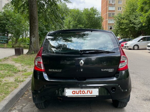 2011 Renault Sandero I, чёрный, 565620 рублей - вид 4