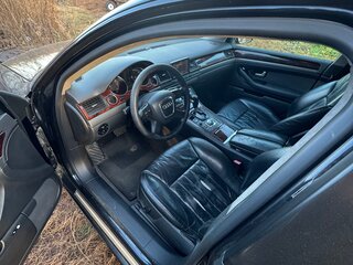 2005 Audi A8 II (D3) Рестайлинг, чёрный, 500000 рублей, вид 2