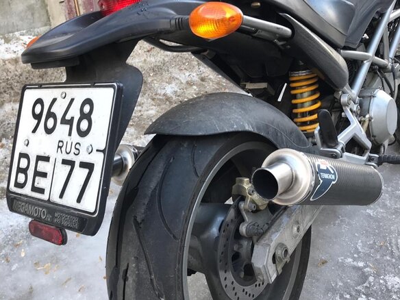 2003 Ducati Monster 1000, серебристый - вид 6