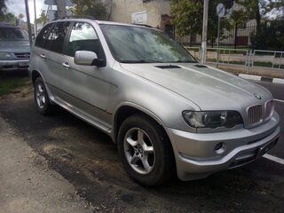 2001 BMW X5 3.0i I (E53), серебристый, 500000 рублей, вид 1