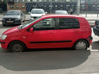 2005 Hyundai Getz I, красный, 370000 рублей, вид 3
