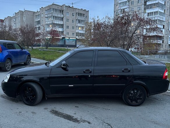 2011 Lada (ВАЗ) Priora I, чёрный, 350000 рублей - вид 15