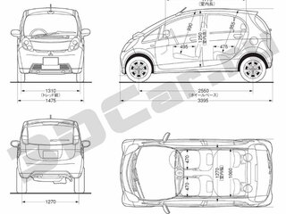 2007 Mitsubishi i, чёрный, 700000 рублей, вид 2