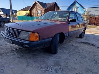1989 Audi 100 III (C3) Рестайлинг, красный, 140000 рублей, вид 1