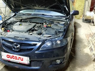 2006 Mazda 6 I (GG) Рестайлинг, чёрный, 450000 рублей, вид 1