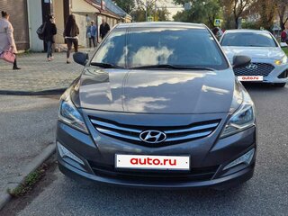 2015 Hyundai Solaris I Рестайлинг, серый, 850000 рублей, вид 1