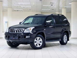 2008 Toyota Land Cruiser Prado 4-speed 120 Series Рестайлинг, чёрный, 2250000 рублей, вид 1