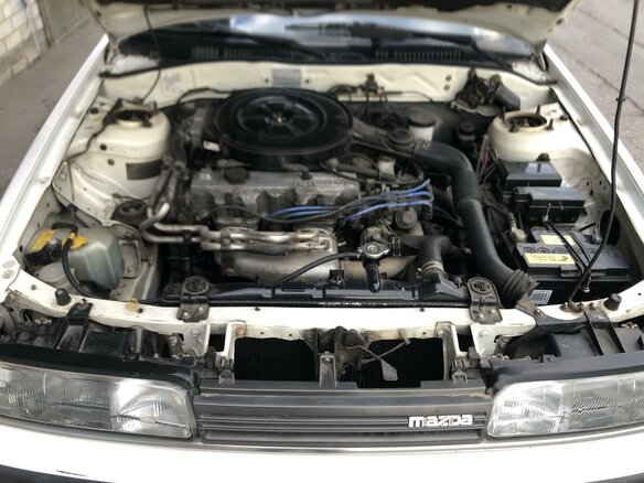 1992 Mazda 626 III (GD), белый, 565000 рублей - вид 12