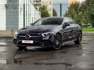 2021 Mercedes-Benz CLS 450 III (C257) Рестайлинг, синий, 6150000 рублей, вид 4