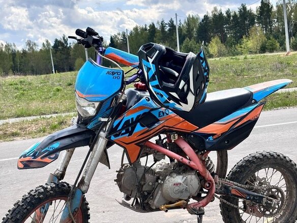 2025 Kayo Basic TT125, синий, 75000 рублей - вид 1