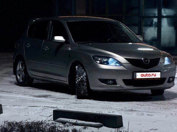 2005 Mazda 3 I (BK), бежевый, 550000 рублей - вид 2