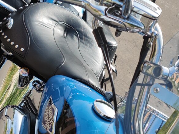 2011 Harley-Davidson Heritage, синий, 1100000 рублей - вид 8