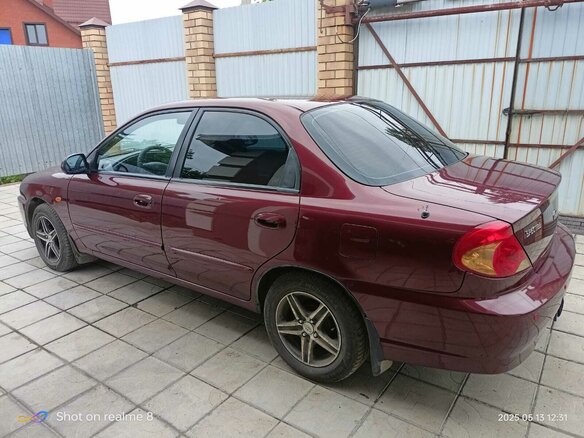 2006 Kia Spectra I Рестайлинг 2, красный, 520000 рублей - вид 6
