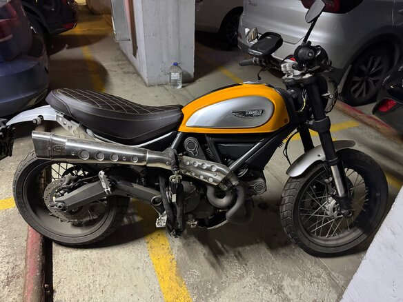 2015 Ducati Scrambler 800, жёлтый, 750000 рублей - вид 13
