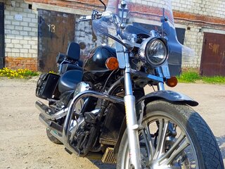 2008 Kawasaki VN900 Vulcan, чёрный, 450000 рублей, вид 2