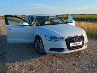 2013 Audi A6 IV (C7), белый, 1400000 рублей, вид 2
