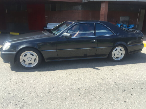 1995 Mercedes-Benz CL-Класс 600 I (C140), чёрный - вид 1