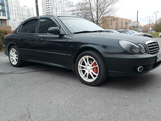 2007 Hyundai Sonata ТагАЗ IV (EF) Рестайлинг, чёрный, 585000 рублей, вид 1