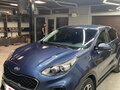 2019 Kia Sportage IV Рестайлинг, синий, 1950000 рублей - вид 2