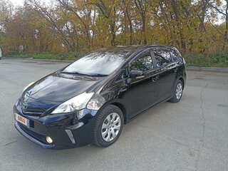 2011 Toyota Prius Alpha I (ZVW40/41), чёрный, 1380000 рублей, вид 1