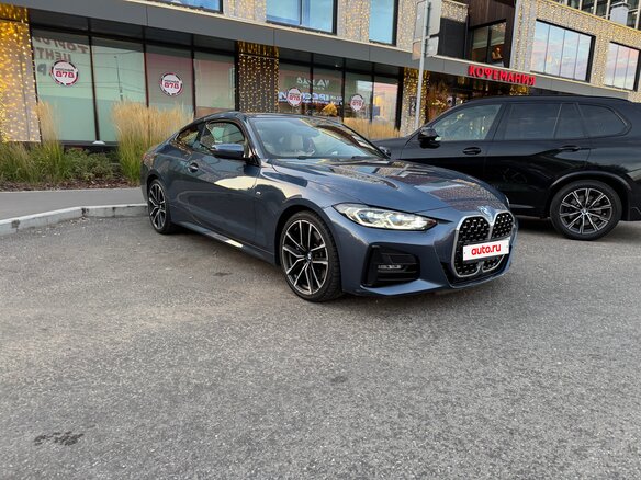 2020 BMW 4 серии 420d xDrive G22, G23, G26, синий - вид 3