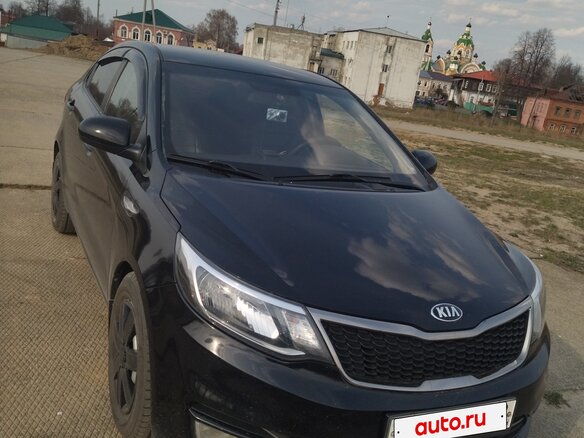 2015 Kia Rio 6-speed III, чёрный, 890000 рублей - вид 1
