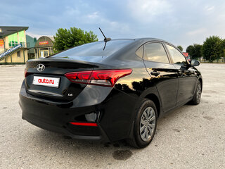 2017 Hyundai Solaris II, чёрный, 1259000 рублей, вид 4