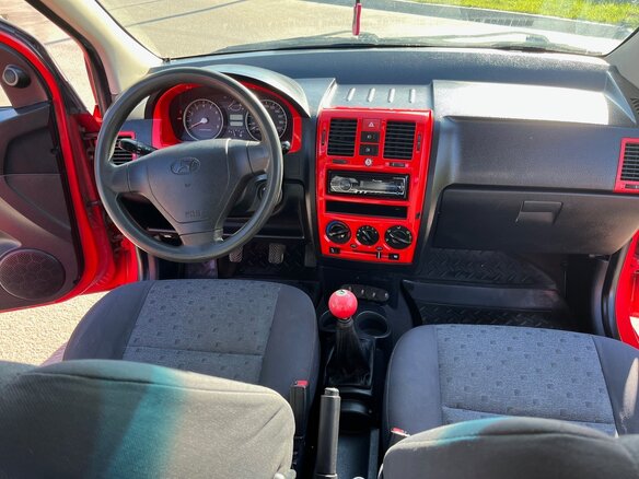 2004 Hyundai Getz I, красный, 315000 рублей - вид 6