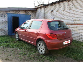 2007 Peugeot 307 I Рестайлинг, красный, 300000 рублей, вид 4