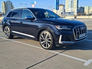 2020 Audi SQ7 I (4M) Рестайлинг, чёрный, 6200000 рублей, вид 3