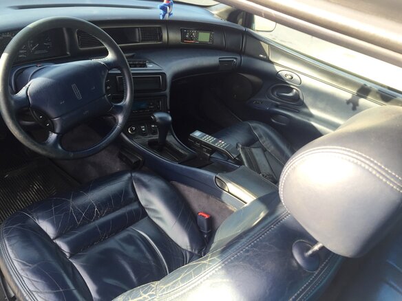 1993 Lincoln Mark VIII I, голубой - вид 7