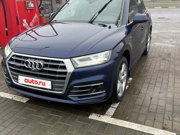 2018 Audi Q5 II (FY), синий, 2700000 рублей - вид 1