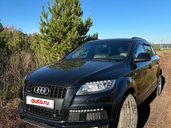 2013 Audi Q7 I (4L) Рестайлинг, чёрный, 2000000 рублей