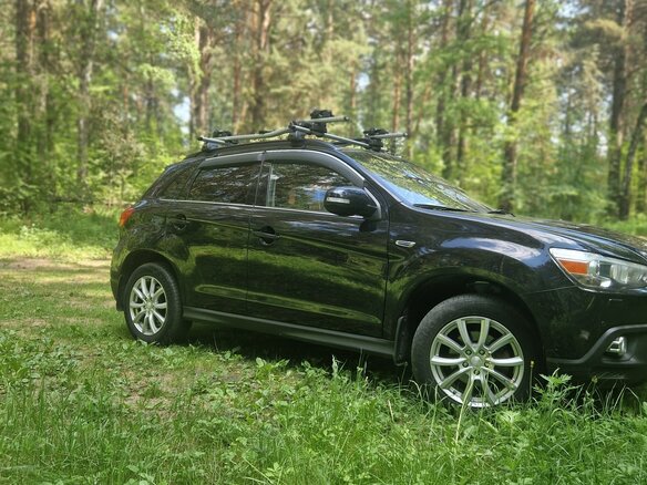 2010 Mitsubishi ASX I, чёрный, 1200000 рублей - вид 5