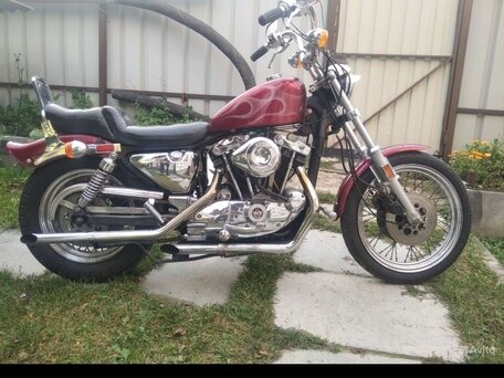 1982 Harley-Davidson Sportster 1000, пурпурный, 800000 рублей, вид 1