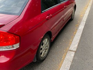 2007 Kia Cerato I Рестайлинг, красный, 225000 рублей, вид 4