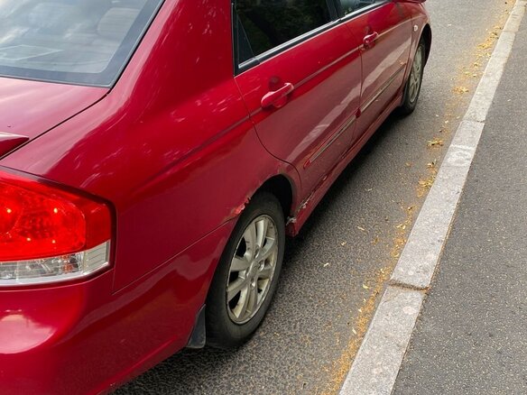 2007 Kia Cerato I Рестайлинг, красный, 225000 рублей - вид 3
