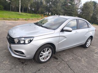 2019 Lada (ВАЗ) Vesta I, серебристый, 980000 рублей, вид 1