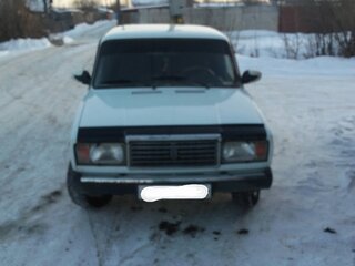 2003 Lada (ВАЗ) 2107, белый, 33000 рублей, вид 1
