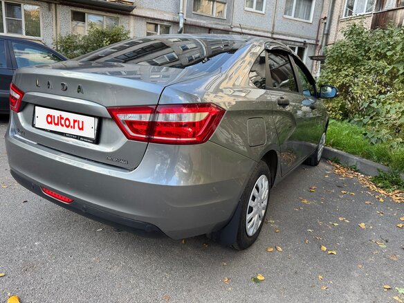 2019 Lada (ВАЗ) Vesta I, серебристый, 1180000 рублей - вид 7
