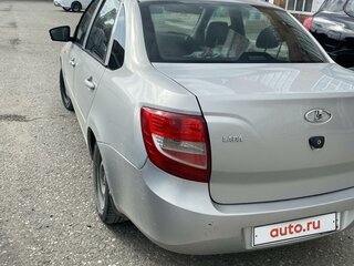 2013 Lada (ВАЗ) Granta I, серебристый, 385000 рублей, вид 4