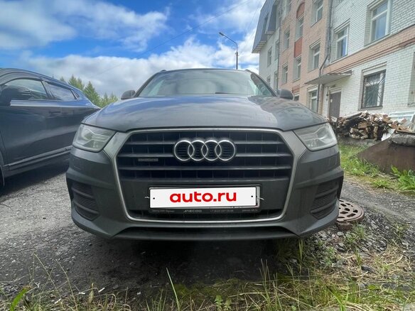 2017 Audi Q3 I (8U) Рестайлинг, серый, 1850000 рублей - вид 2